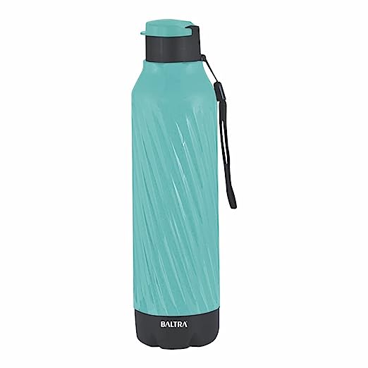 Baltra Berry Hot & Cold Stainless Steel Water Bottle with Inner Steel and Outer Plastic (Turquoise, 700 ml) Baltra Berry Hot & Cold Stainless Steel Water Bottle with Inner Steel and Outer Plastic (Turquoise, 700 ml)